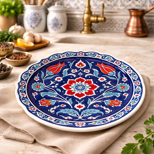 Test Ürün Çini Tabak